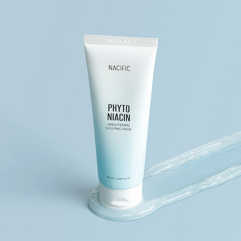 фото Nacific маска для лица ночная выравнивающая тон с ниацинамидом phyto niacin brightening sleeping mask