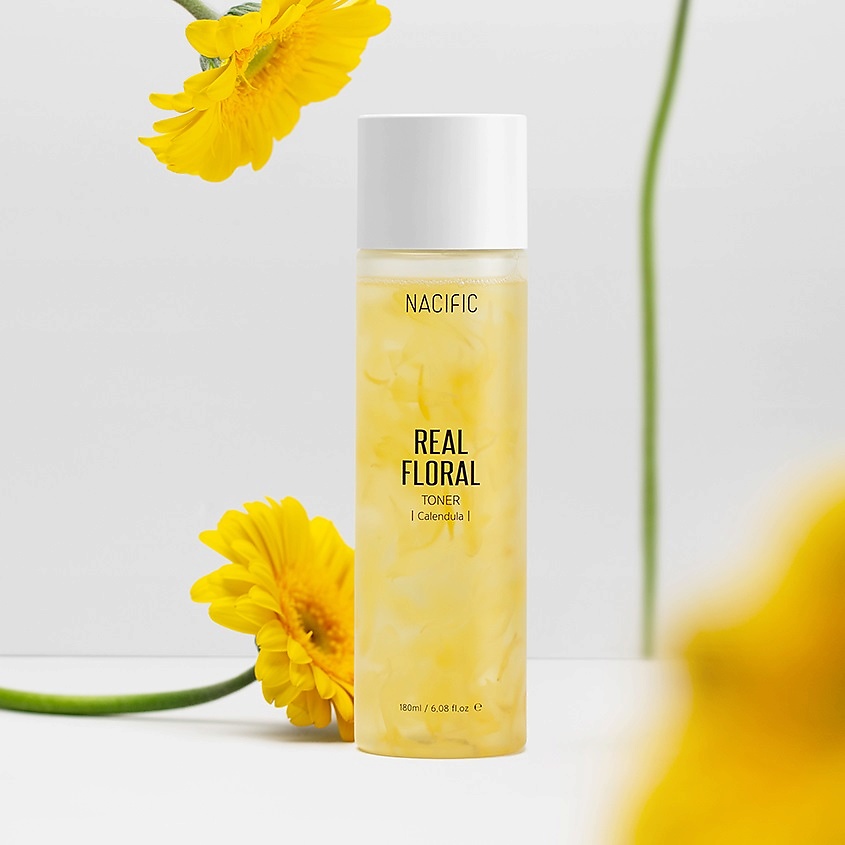 фото Nacific тонер для лица с календулой для чувствительной кожи real floral toner