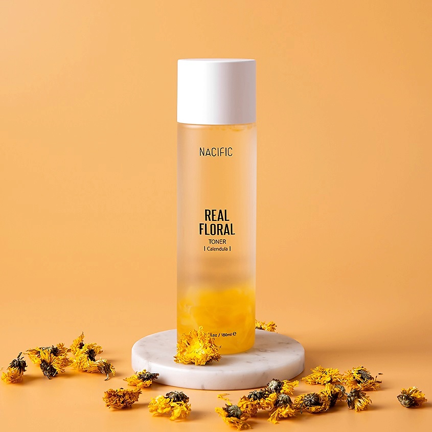 фото Nacific тонер для лица с календулой для чувствительной кожи real floral toner