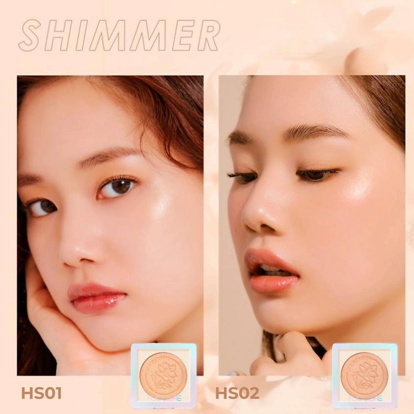 FOCALLURE Хайлайтер Shimmering Skin Pressed Highlighter FCU000356 - фото 6