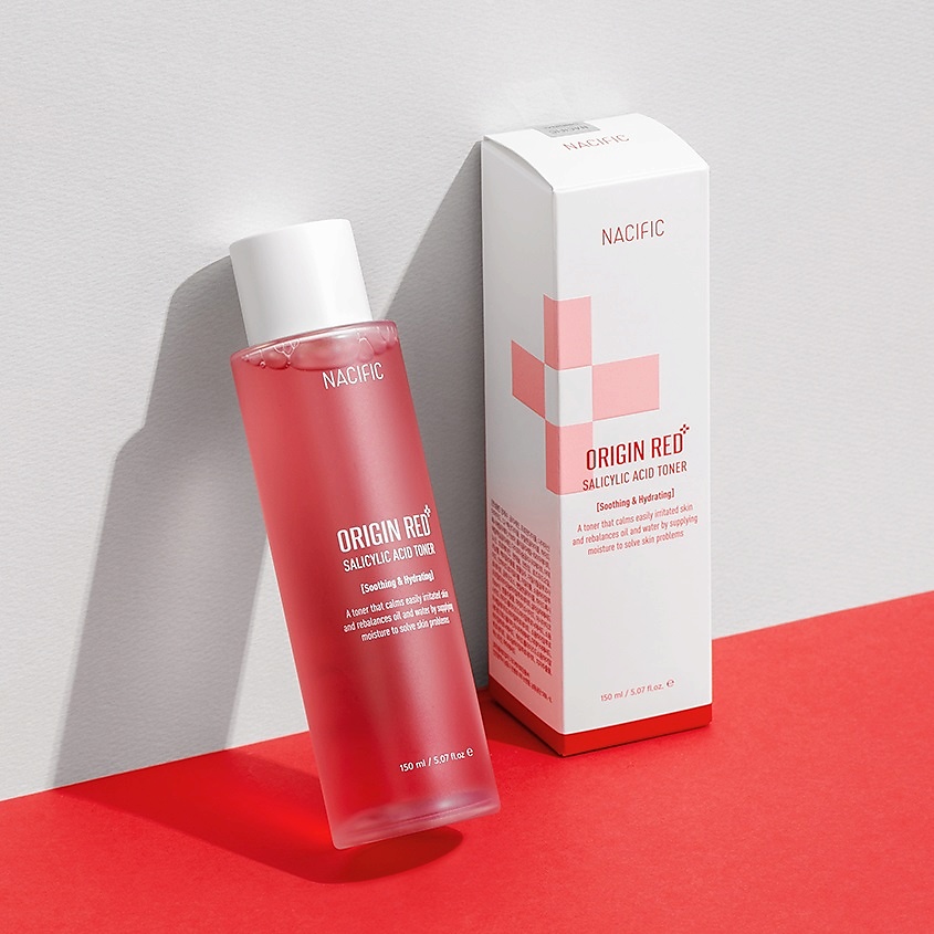 фото Nacific тонер для лица с салициловой кислотой origin red salicylic acid toner