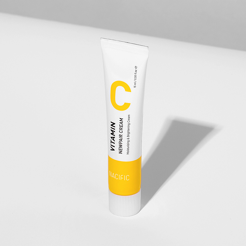 фото Nacific крем выравнивающий тон лица с витамином с и центеллой азиатской vitamin c newpair cream