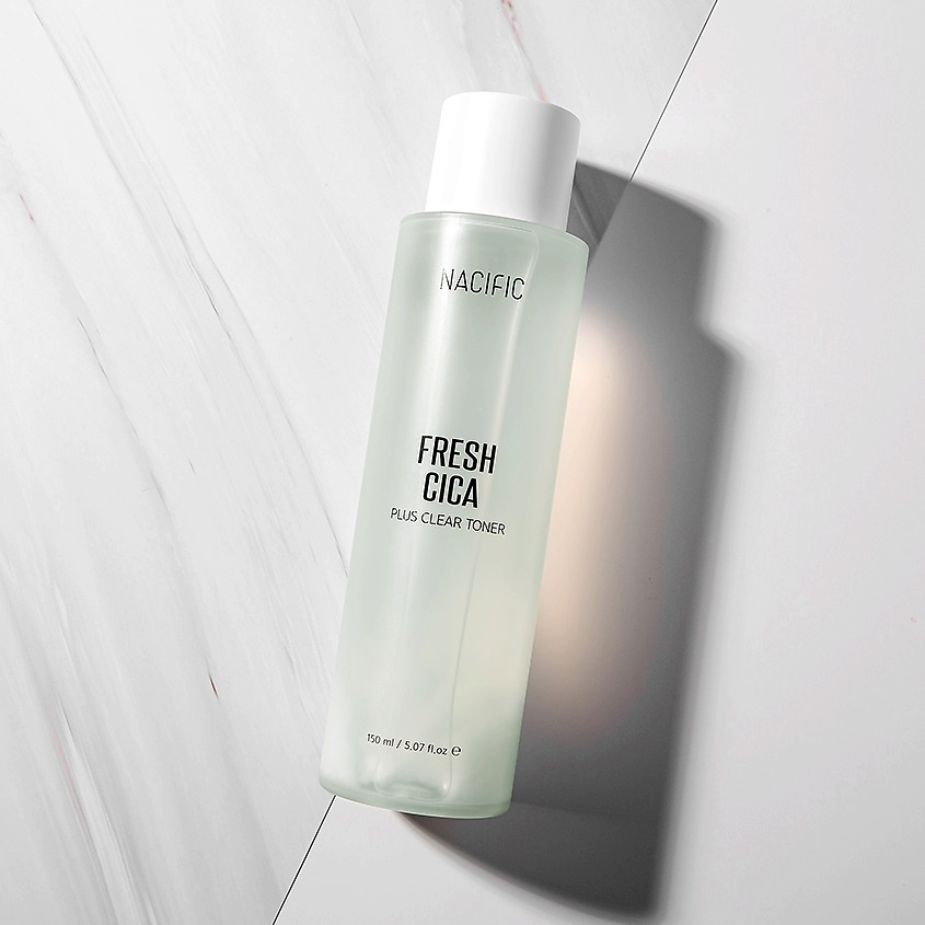 фото Nacific тонер для лица очищающий с центеллой азиатской fresh cica plus clear toner