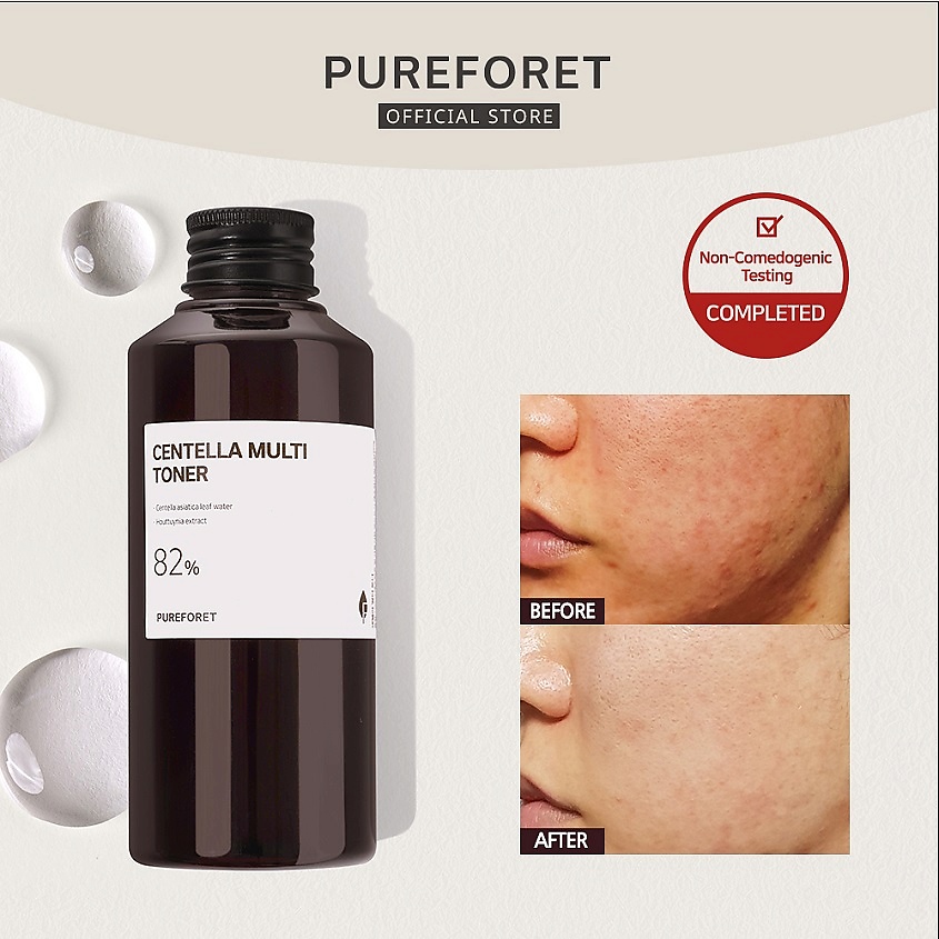 фото Pureforet тонер для лица многофункциональный с центеллой centella multi toner