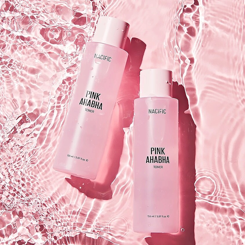 фото Nacific тонер отшелушивающий с экстрактом арбуза и aha/bha кислотами pink ahabha toner