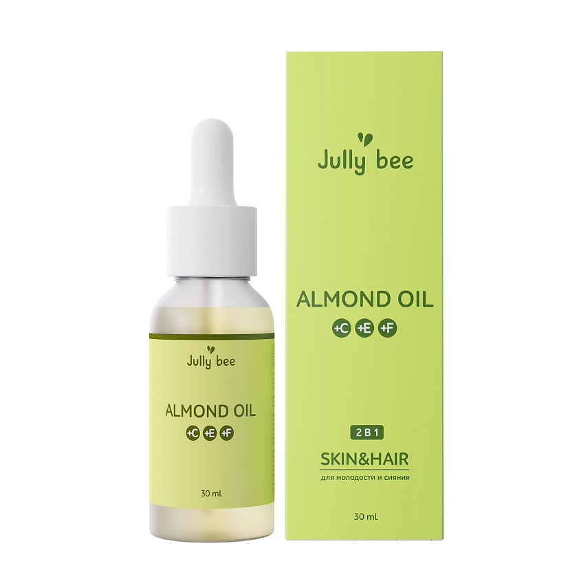 фото Jully bee миндальное масло с витаминами c, e, f almond oil