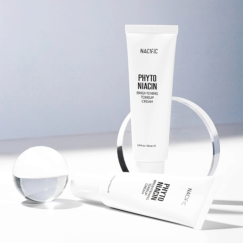 фото Nacific крем для лица выравнивающий тон с ниацинамидом phyto niacin brightening toneup cream