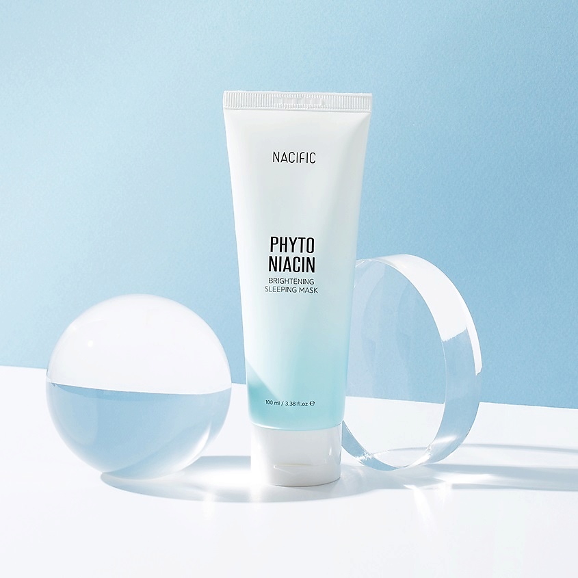 фото Nacific маска для лица ночная выравнивающая тон с ниацинамидом phyto niacin brightening sleeping mask