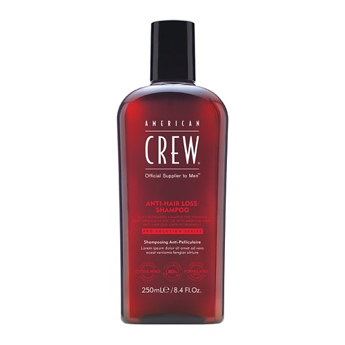 Шампунь для волос AMERICAN CREW Шампунь против выпадения волос Anti - Hair Loss Shampoo