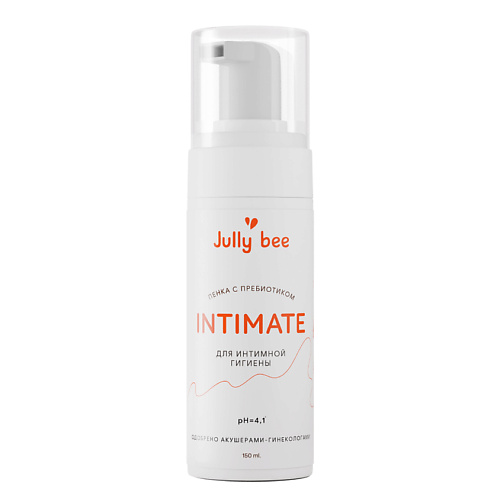 JULLY BEE Пенка для интимной гигиены с пребиотиком Intimate