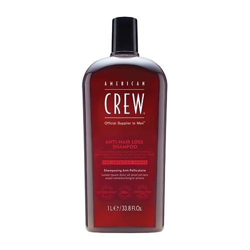 AMERICAN CREW Шампунь против выпадения волос Anti - Hair Loss Shampoo шампунь american crew classic 3 in 1 shampoo conditioner