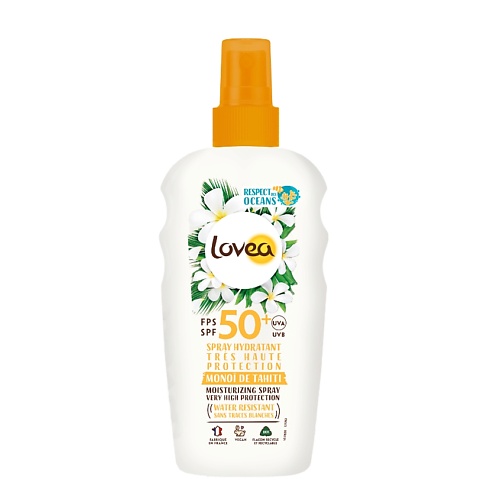 LOVEA Спрей для тела увлажняющий с SPF 50 Moisturizing Spray Very High Protection