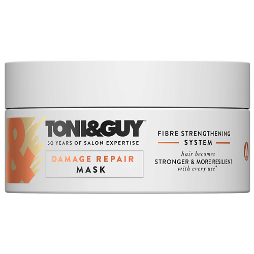 фото Toni&guy маска реконструкция поврежденных волос damage repair mask