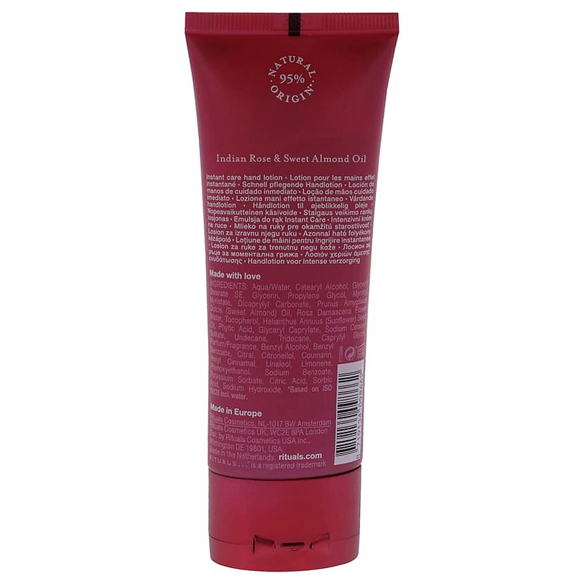 фото Rituals лосьон для рук the ritual of ayurveda instant care hand lotion