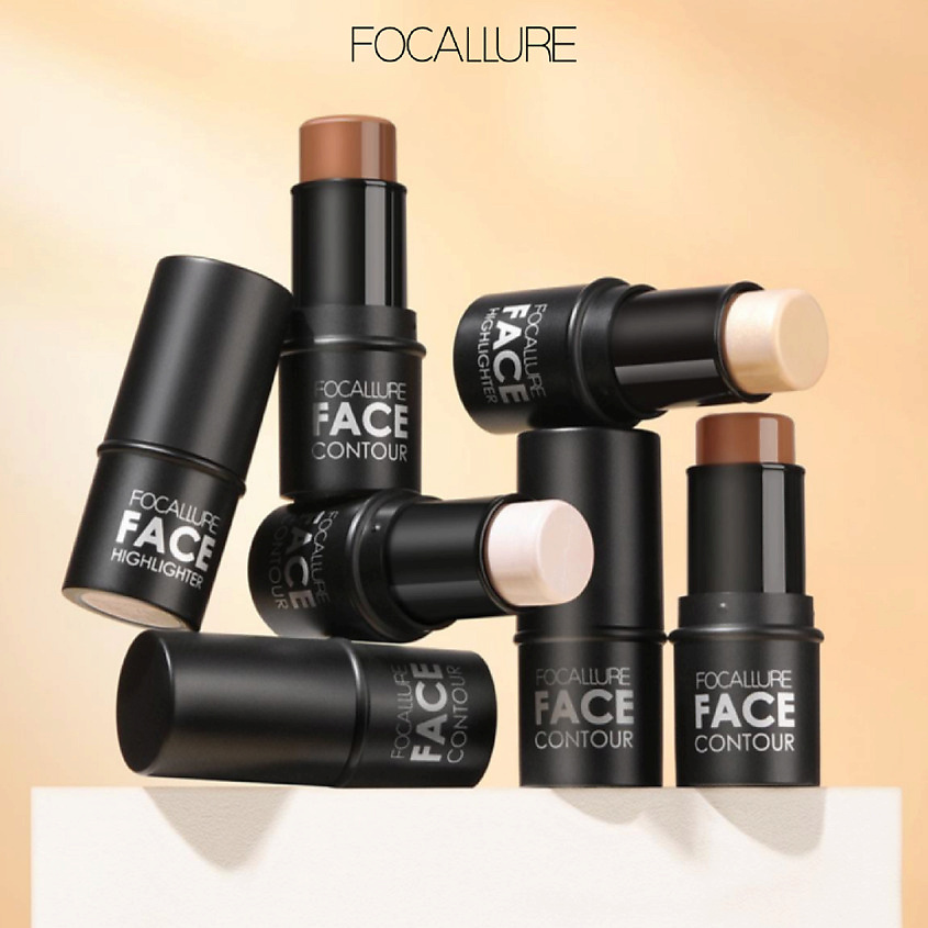 фото Focallure стик-хайлайтер для лица highlighter & contour multi stick