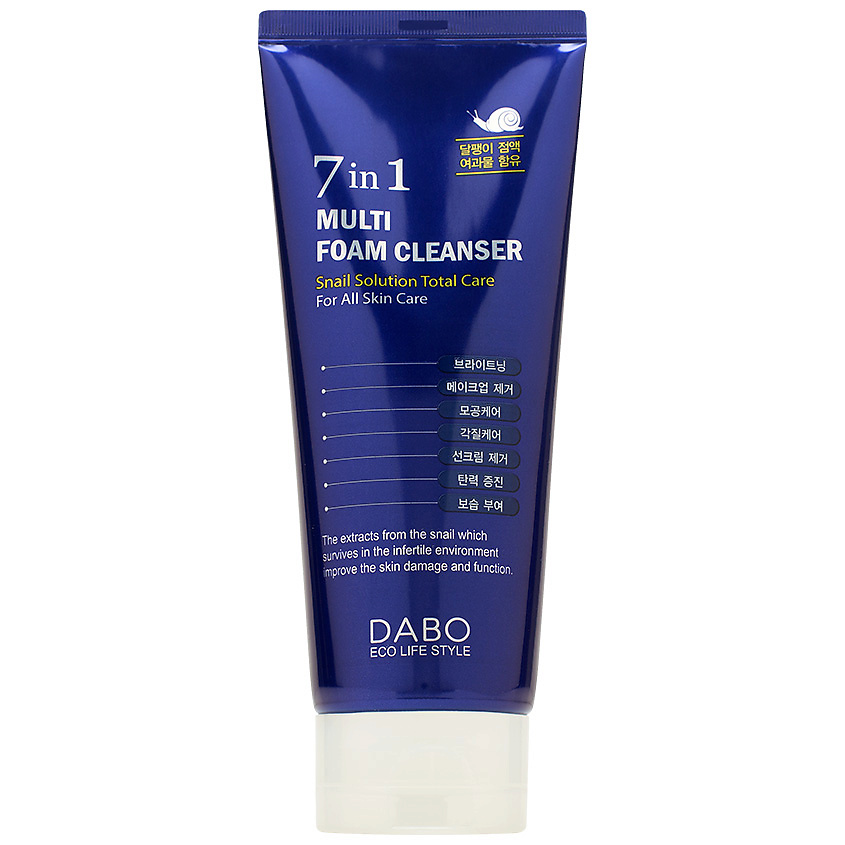 фото Dabo пенка для умывания мультифункциональная 7 в 1 multi foam cleanser