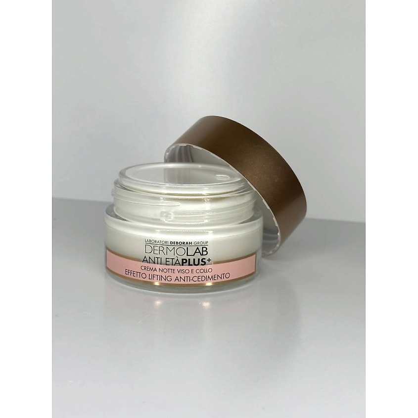 фото Deborah крем ночной для лица и шеи лифтинг эффект dermolab anti-eta plus+ face and neck night cream lifting effect