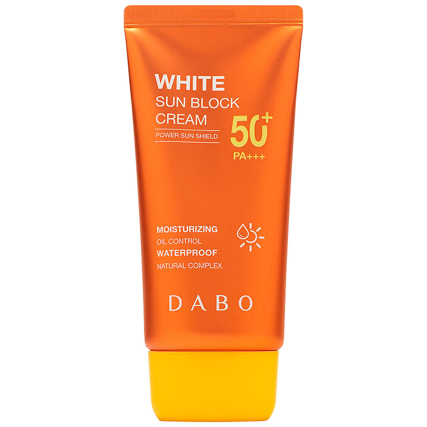 фото Dabo крем для лица солнцезащитный водостойкий spf 50+ pa+++ white sun block cream