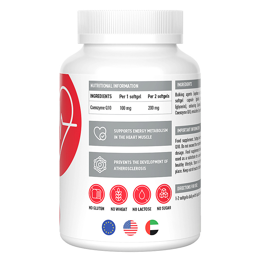 фото Ultrasupps антиоксидантный комплекс coenzyme q10 antioxidant