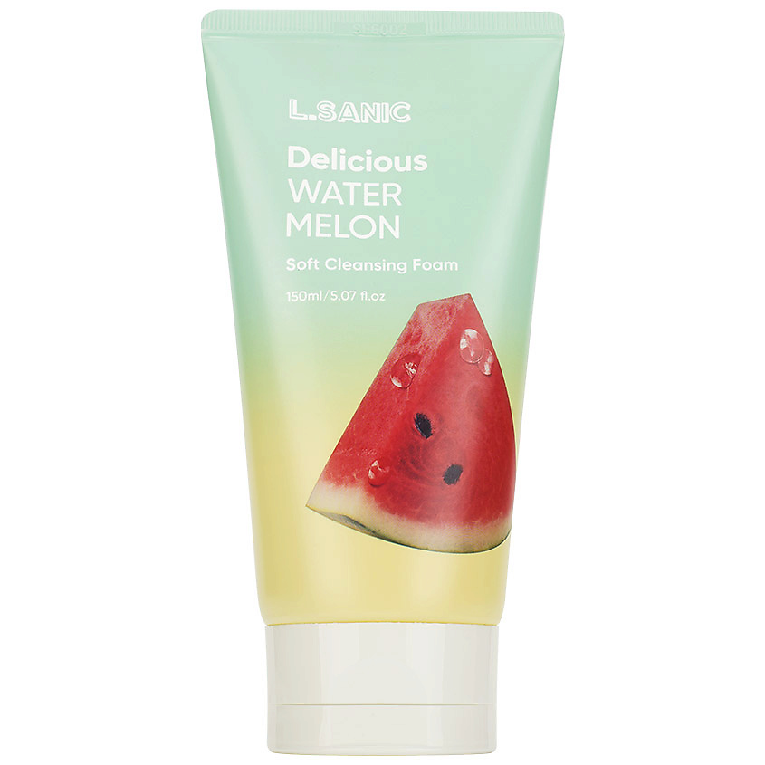 фото Lsanic пенка для умывания очищающая с экстрактом арбуза delicious watermelon soft cleansing foam