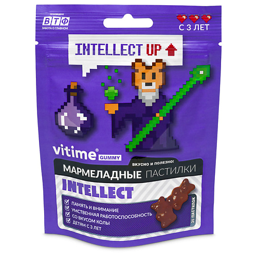 VITIME Мармеладные пастилки Intellect Интеллект