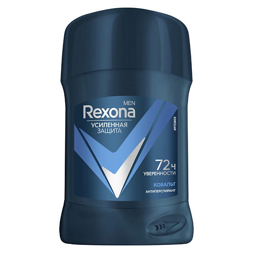 

REXONA Дезодорант-антиперспирант карандаш усиленная защита Кобальт Men, Дезодорант-антиперспирант карандаш усиленная защита Кобальт Men