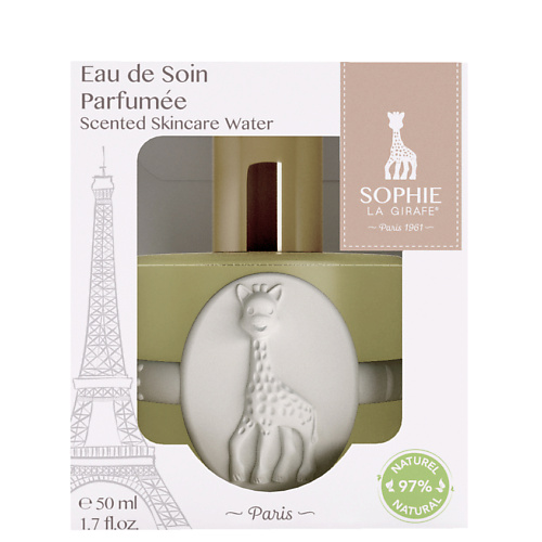 SOPHIE LA GIRAFE Набор Eau De Soin Parfumee c прорезывателем для зубов eau parfumee au the vert