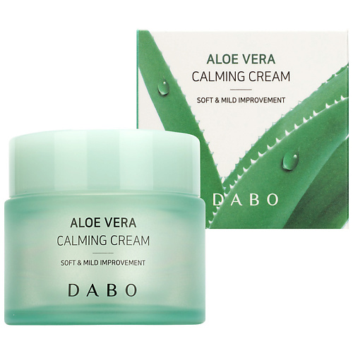 фото Dabo крем для лица успокаивающий с экстрактом алоэ aloe vera calming cream