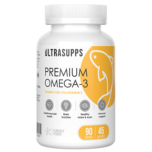 фото Ultrasupps витаминный комплекс premium omega-3