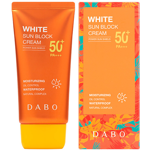 фото Dabo крем для лица солнцезащитный водостойкий spf 50+ pa+++ white sun block cream