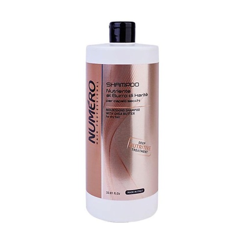 BRELIL PROFESSIONAL Питательный шампунь с маслом карите для сухих волос Numero brelil numero elasticizing