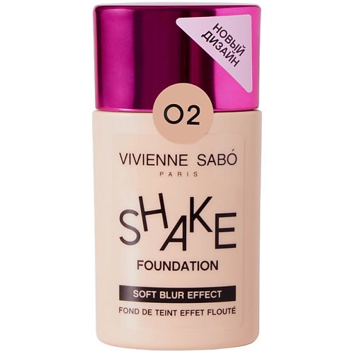 VIVIENNE SABO Тональный крем с натуральным блюр эффектом Shakefoundation тени для век vivienne sabo