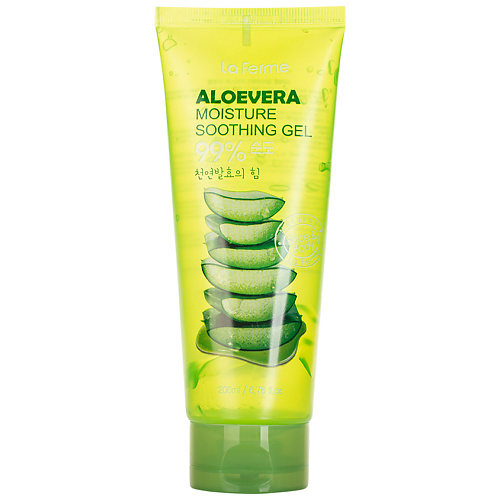 фото Farmstay гель для лица увлажняющий успокаивающий с экстрактом алоэ aloevera moisture soothing gel