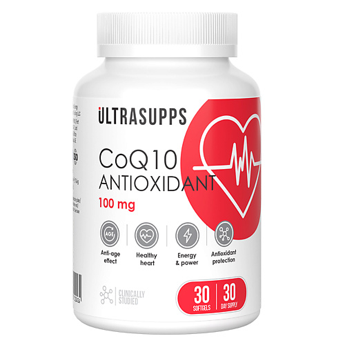 

ULTRASUPPS Антиоксидантный комплекс Coenzyme Q10 Antioxidant, Антиоксидантный комплекс Coenzyme Q10 Antioxidant