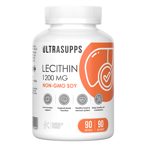 фото Ultrasupps витаминный комплекс lecithin 1200 mg