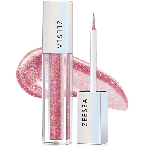 фото Zeesea тени для век кремовые glitter liquid eye shadow