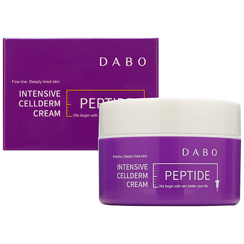 фото Dabo крем для лица интенсивный омолаживающий с пептидами peptide intensive cellderm cream