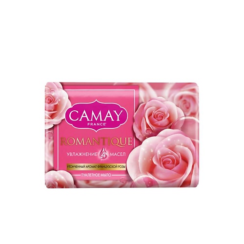 Мыло твердое CAMAY Мыло твердое парфюмированное с ароматом французской розы Romantique