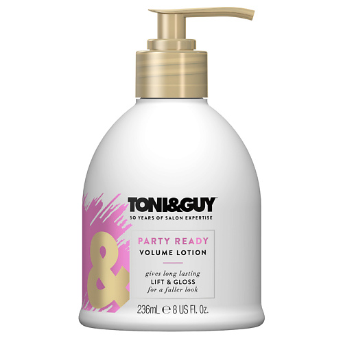 фото Toni&guy лосьон для объема волос party ready volume lotion