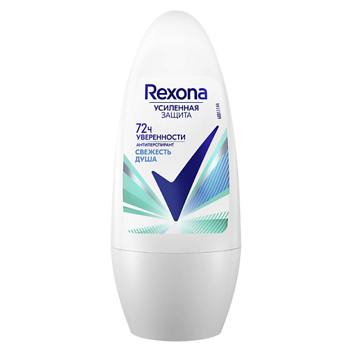 

REXONA Дезодорант-антиперспирант шариковый усиленная защита Свежесть душа, Дезодорант-антиперспирант шариковый усиленная защита Свежесть душа