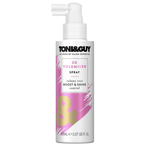 фото Toni&guy спрей для волос 3d объем 3d volumiser spray