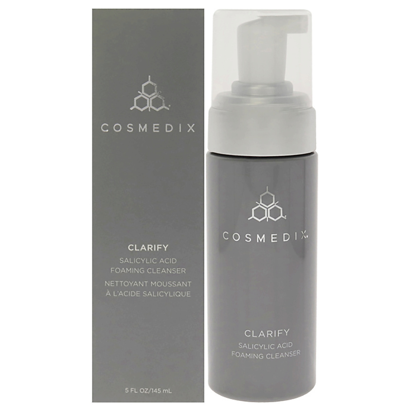 фото Cosmedix средство для лица очищающие с салициловой кислотой clarify salicylic acid foaming cleanser