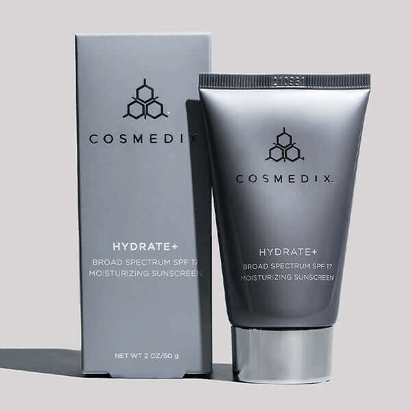 фото Cosmedix крем для лица солнцезащитный увлажняющий hydrate plus moisturizing sunscreen spf 17