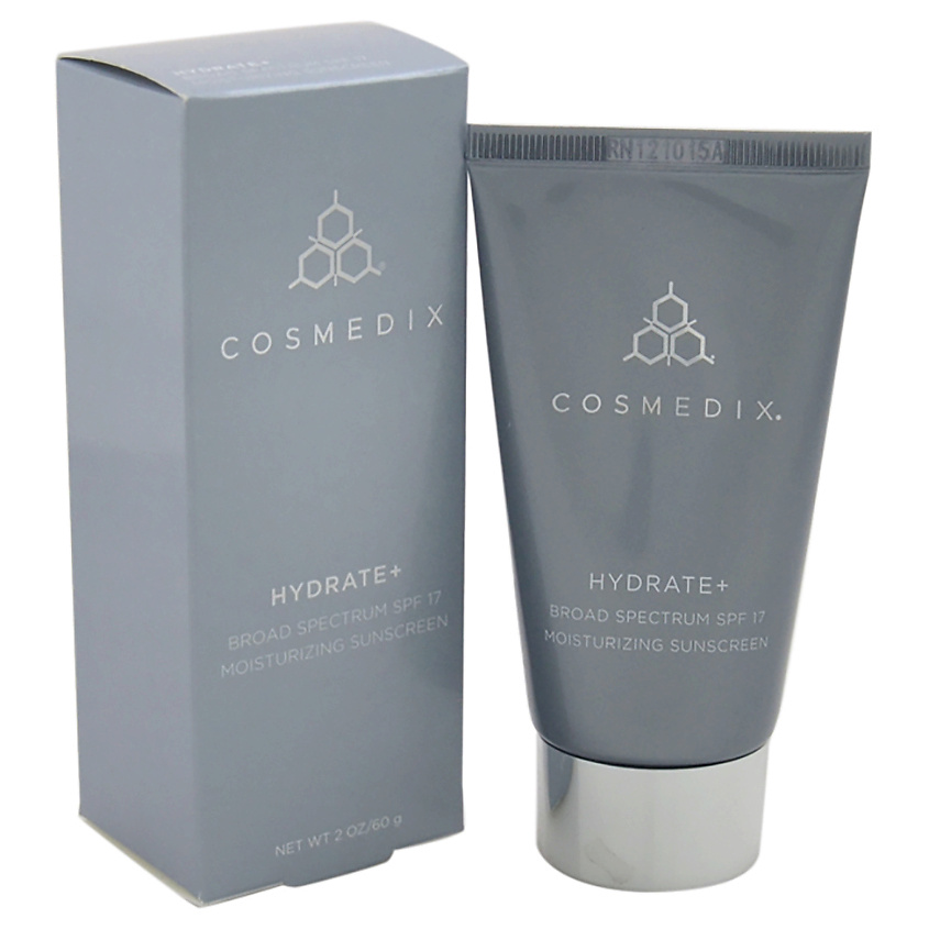 фото Cosmedix крем для лица солнцезащитный увлажняющий hydrate plus moisturizing sunscreen spf 17