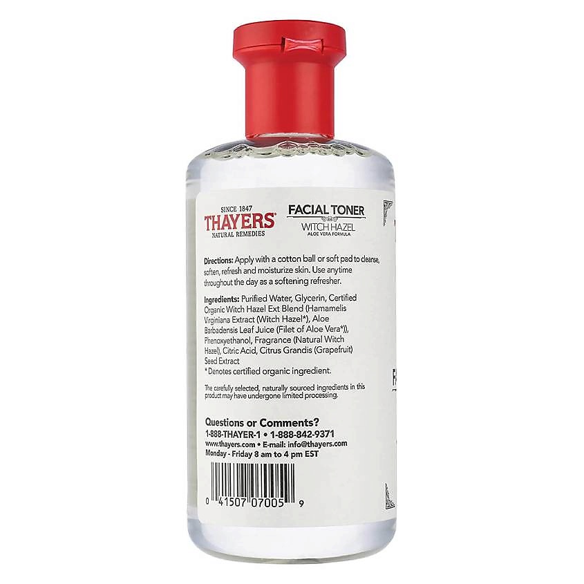 фото Thayers тонер для лица без спирта с гамамелисом оригинальный witch hazel original facial toner