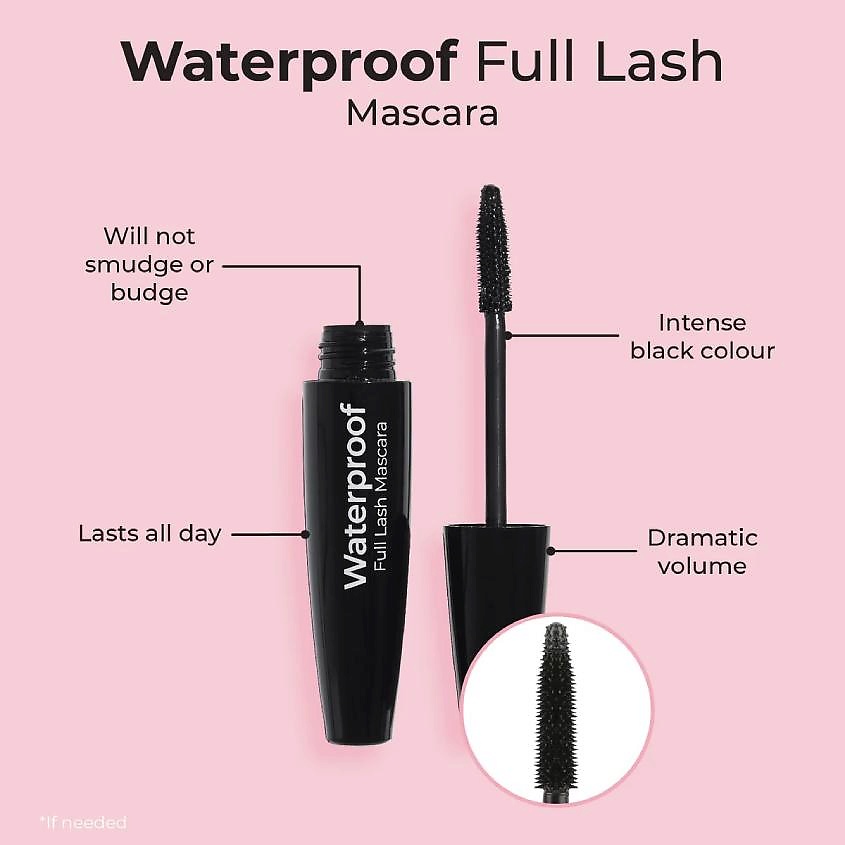 фото Mcobeauty тушь для ресниц водостойкая waterproof full lash mascara