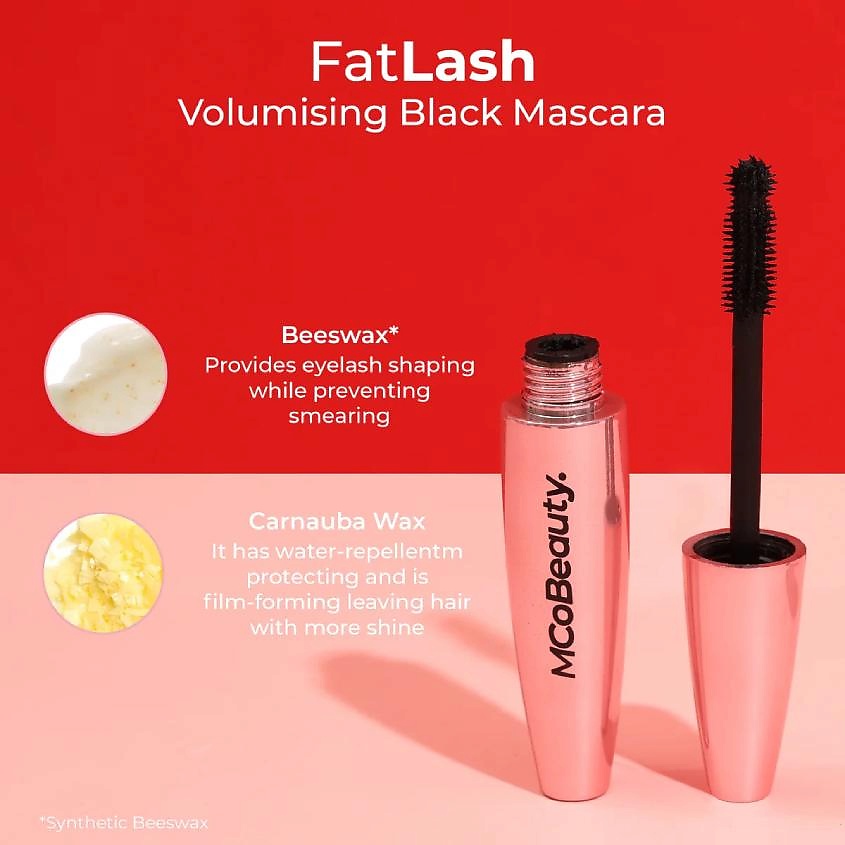 фото Mcobeauty тушь для ресниц объемная fatlash volumising mascara