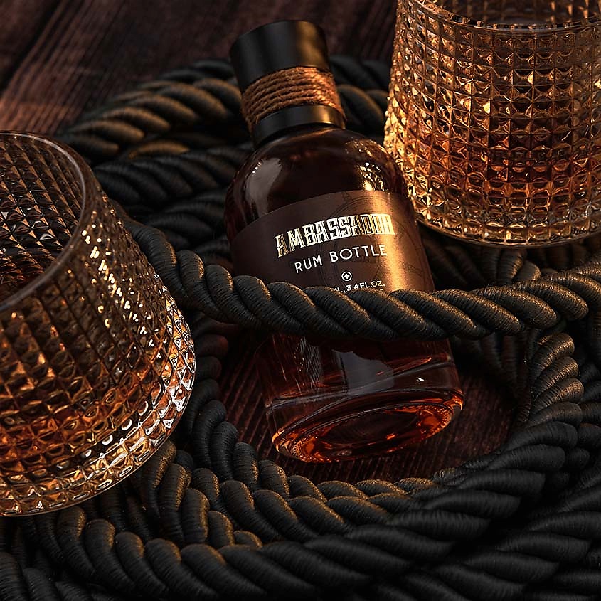 фото Ambassador парфюмерный набор с бокалами rum bottle