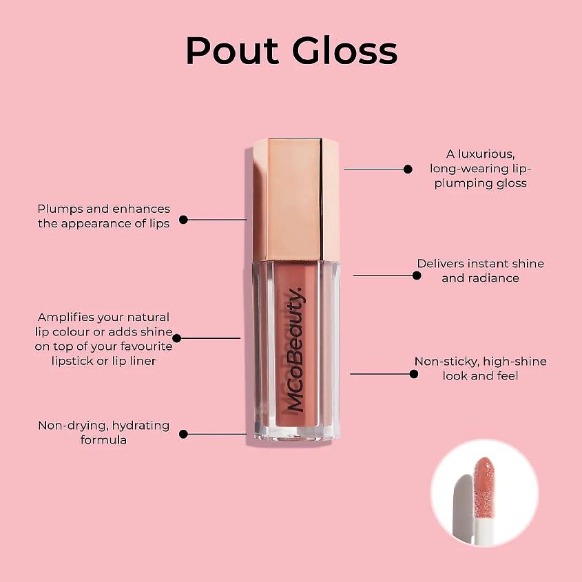 фото Mcobeauty блеск для губ pout gloss