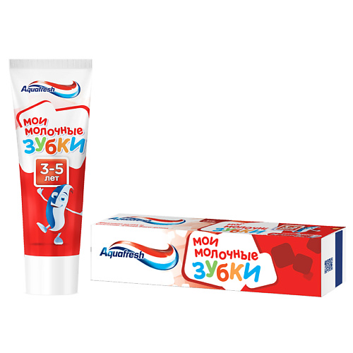 AQUAFRESH Зубная паста детская Мои молочные зубки Little Teeth 3-5